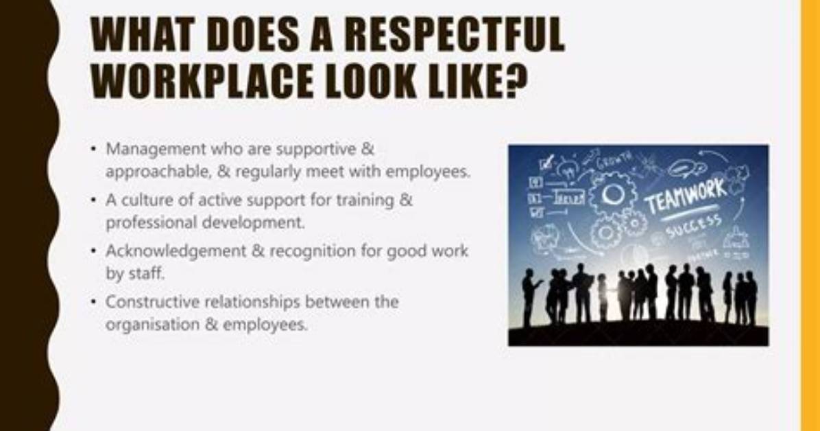 What Does Respect Mean in the Workplace?