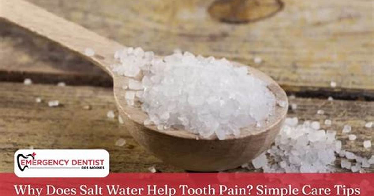 What Does Salt Water Do for Tooth Extraction?