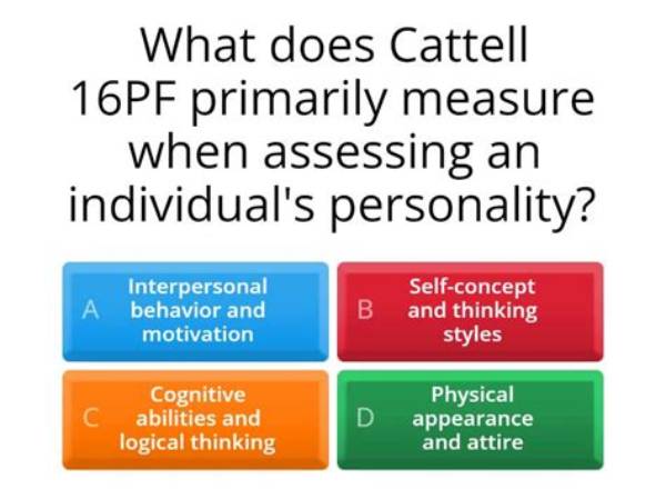 What Does the Cattell Test Measure?