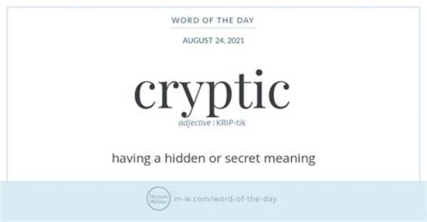 What Does the Word Cryptic Mean in Crosswords?
