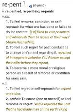 What Does the Word Repent Mean?