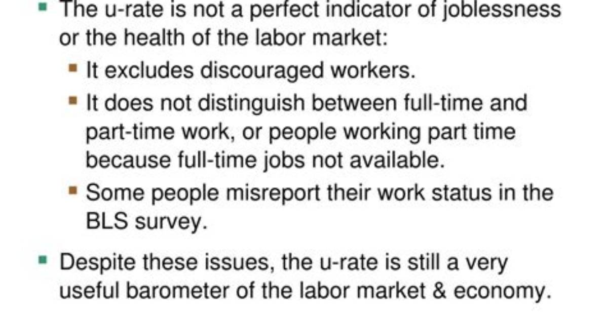 What Does Unemployment Really Measure?