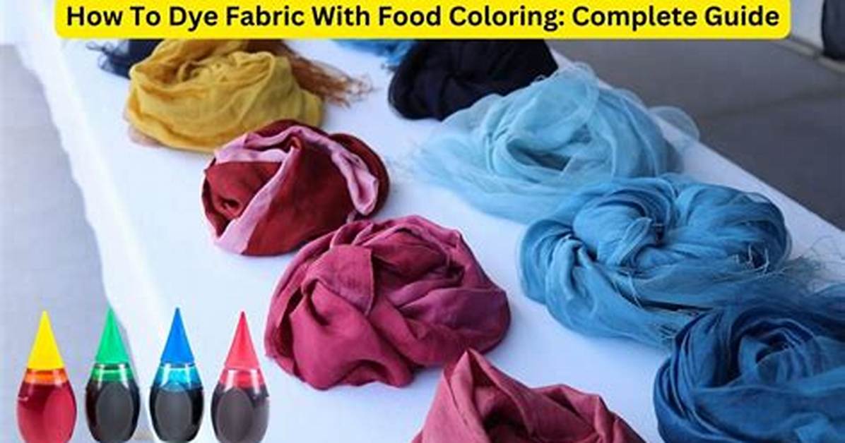 What Does Vinegar Do When Dyeing Fabric?
