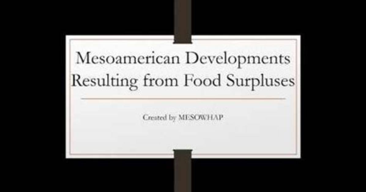 What Economic Changes Resulted from Food Surpluses in Agricultural Villages