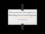 What Economic Changes Resulted from Food Surpluses in Agricultural Villages