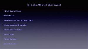 What Foods Do Athletes Avoid?