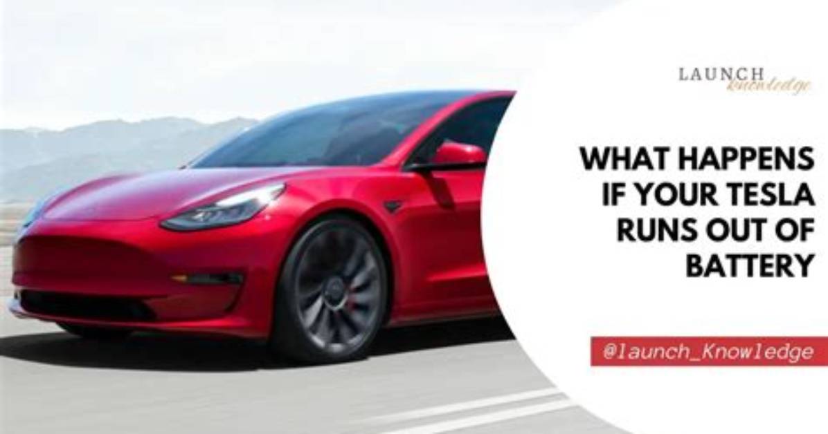 What Happens If a Tesla Runs out of Battery While Driving?