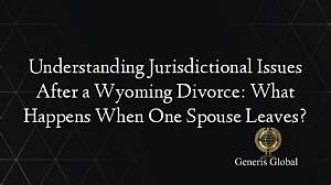What Happens If One Spouse Leaves the House?