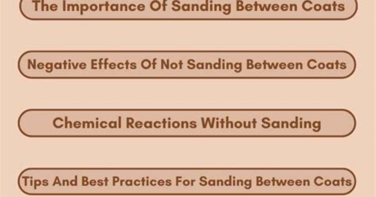 What Happens If You Don't Sand Before Staining?