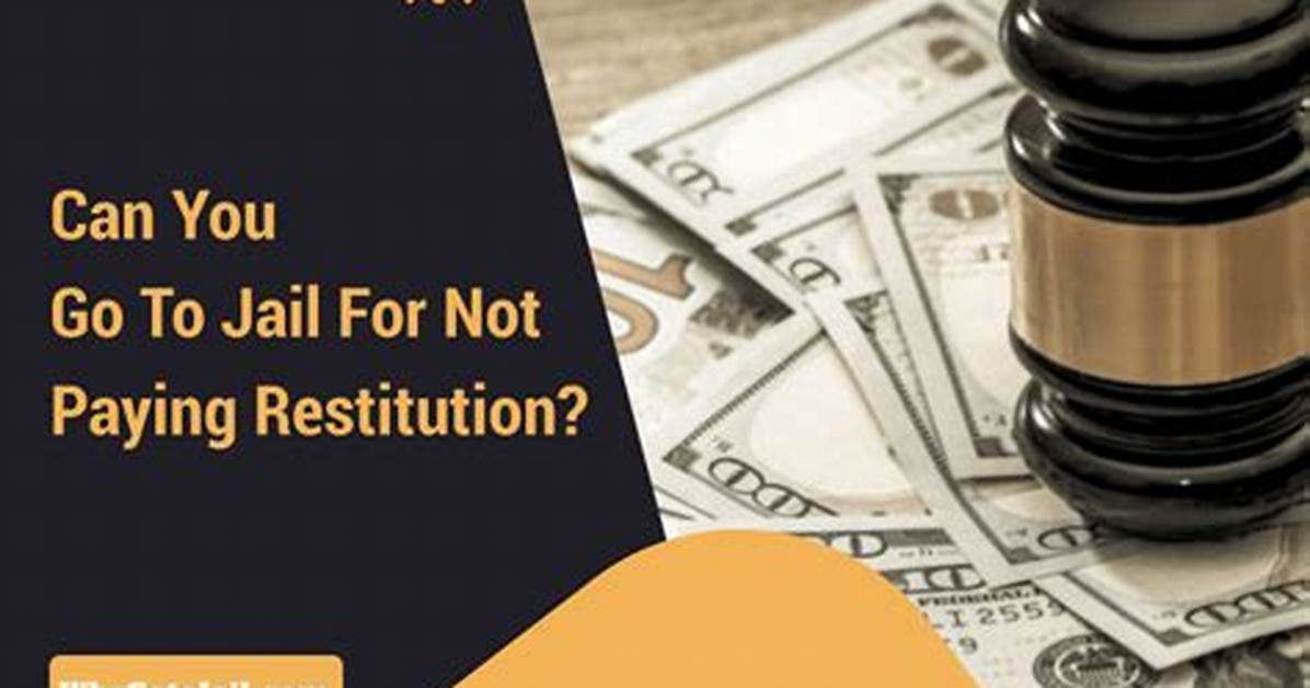 What Happens When Restitution Is Not Paid?