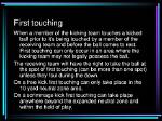 What Happens When the Kicking Team Touches the Ball?