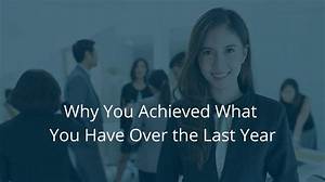 What Have You Achieved over the Last 6 Months?