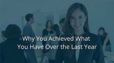 What Have You Achieved over the Last 6 Months?