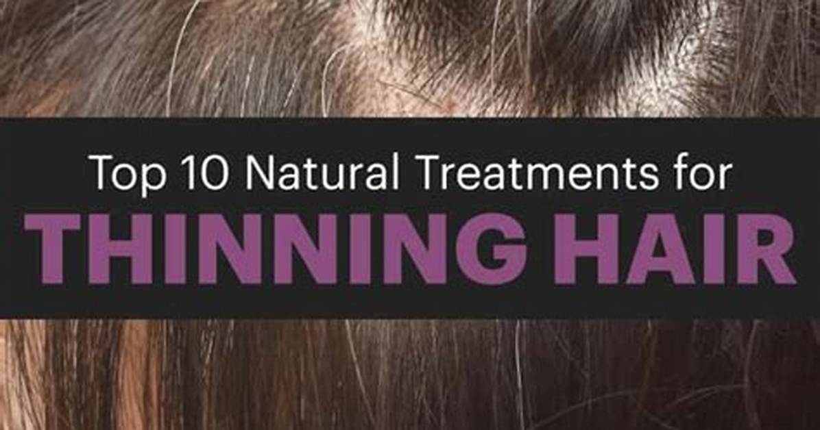 What Helps Thinning Hair on Top of Women's Head?
