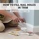 What Household Products to Fill Nail Holes?