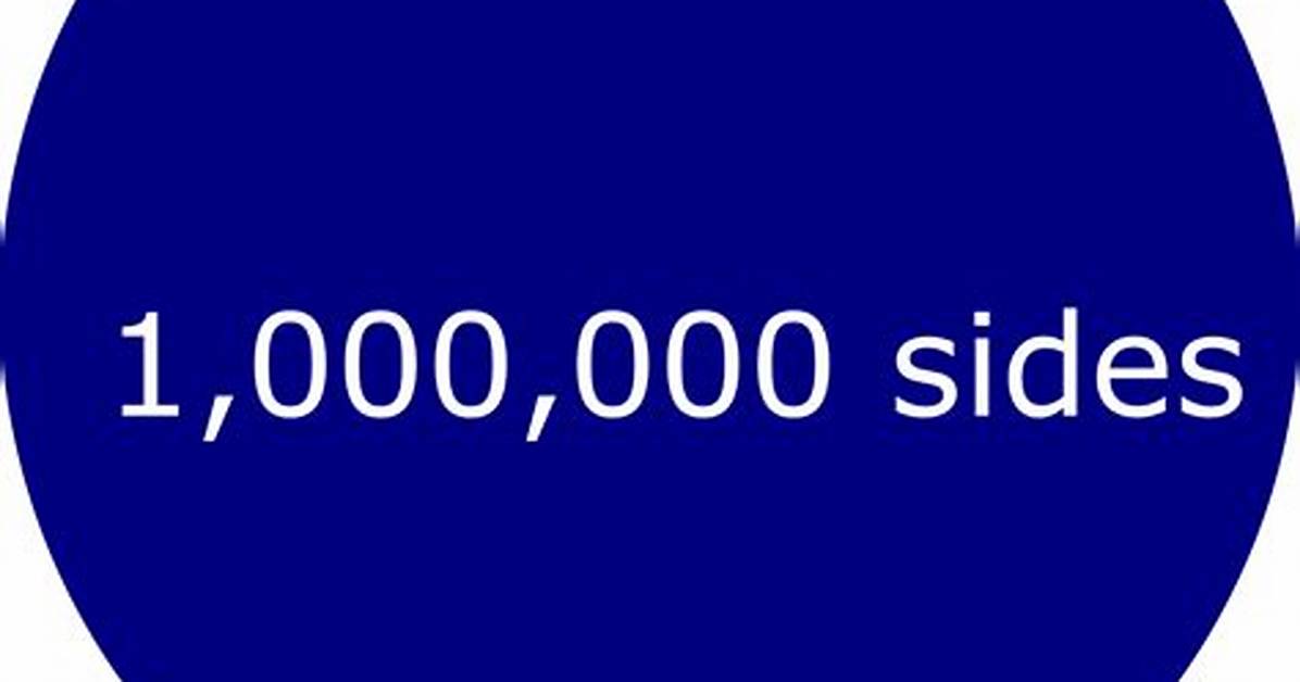What Is a 1000000000000000 Sided Shape Called?