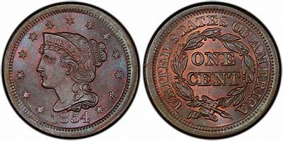 What Is a 1854 One Cent Piece Worth?