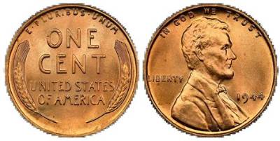 What Is a 1944 No Mint Mark Penny Worth?