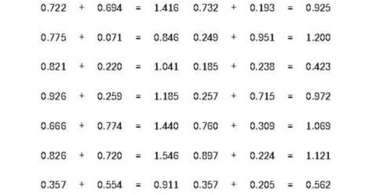 What Is a 3 Digit Decimal?