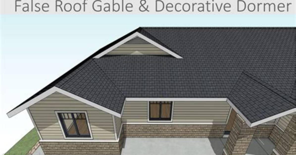 What Is a False Gable on A