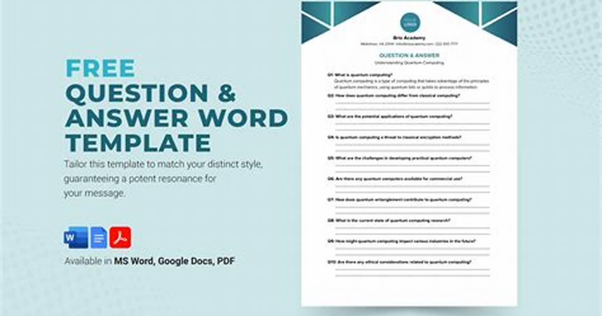 What Is a File Question Answer?