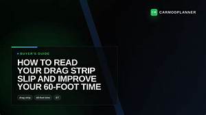 What Is a Good 60 Foot Time in Drag Racing?