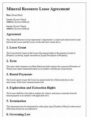 What Is a Mineral Lease in Real Estate?