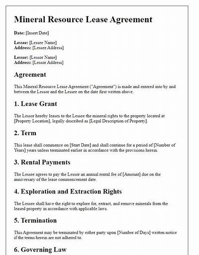 What Is a Mineral Lease in Real Estate?