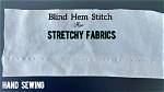 What Is a Stretch Blind Hem Stitch?
