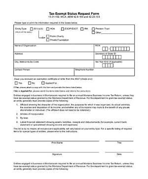 What Is a Tax-Exempt Status Form?