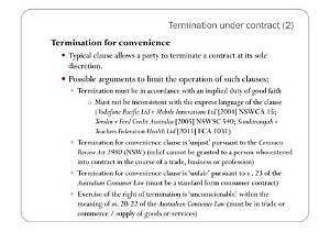 What Is a Termination for Convenience Clause?