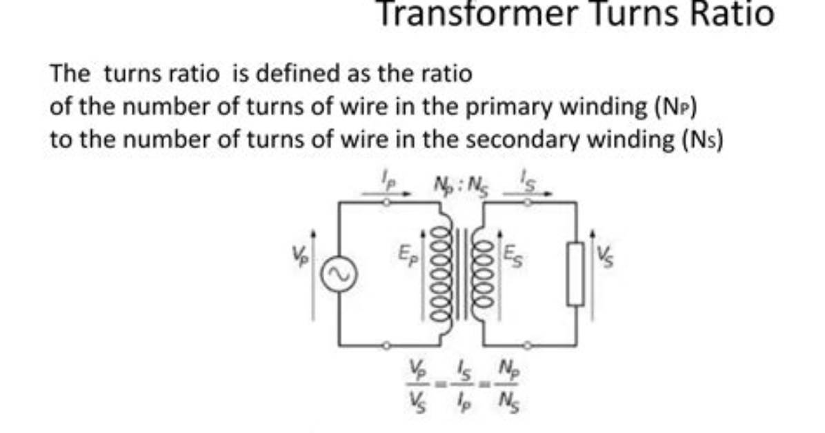 What Is a Transformer Ratio?