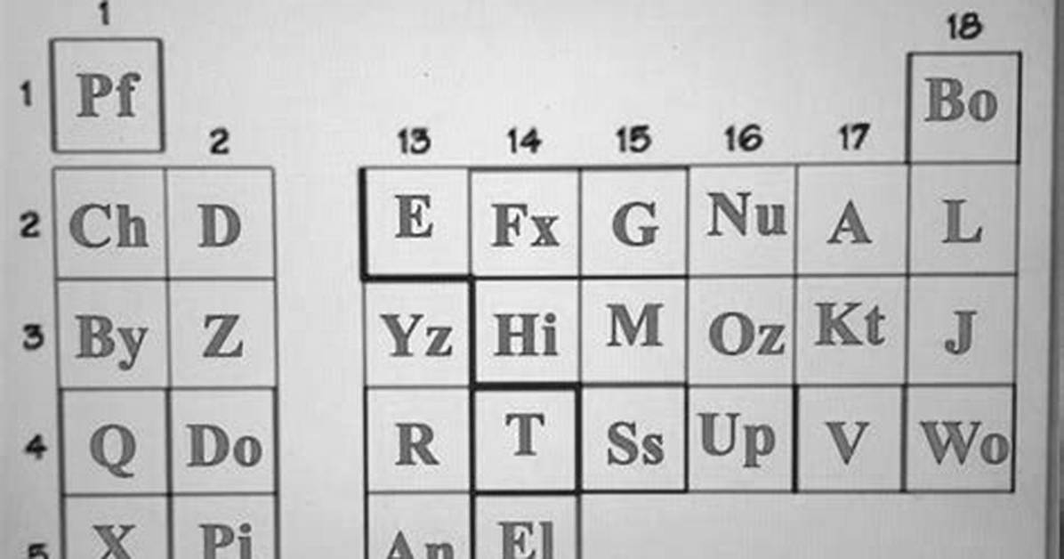 What Is Alien Periodic Table?