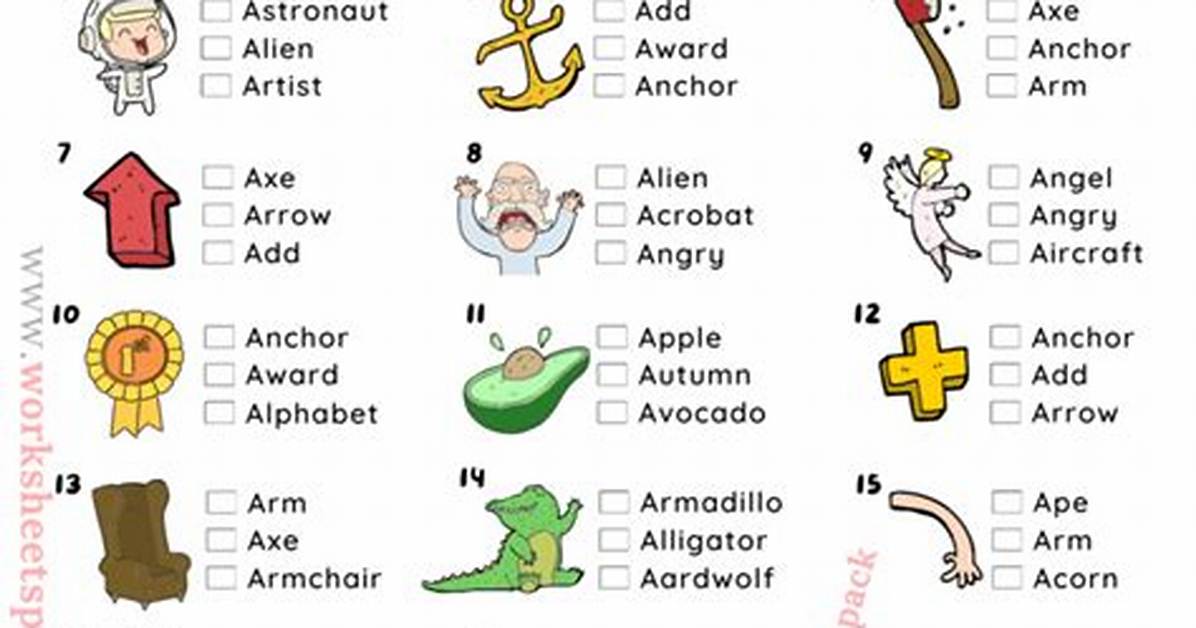 What Is Alphabet Simple Words?