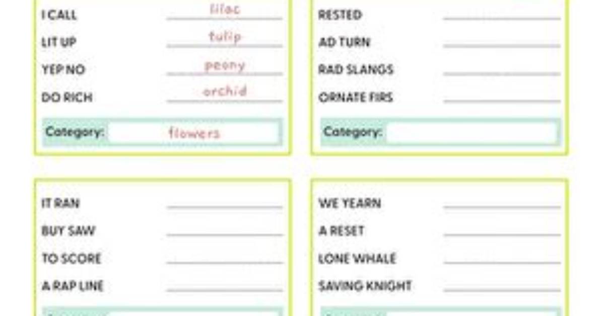 What Is an Anagram Puzzle?