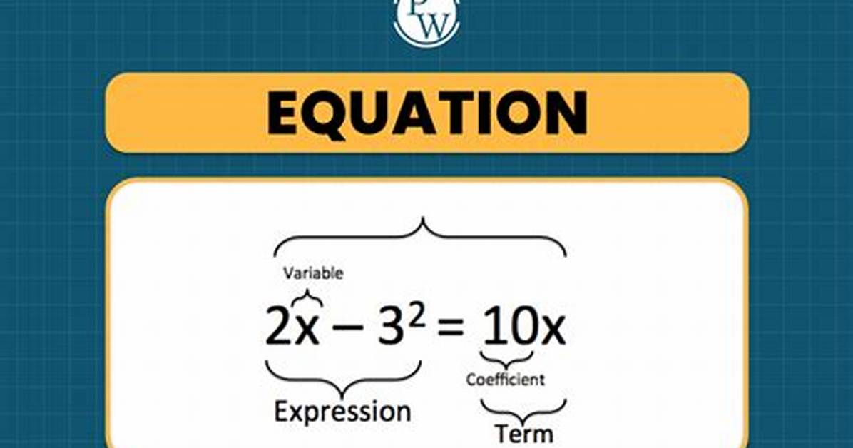 What Is an Equation Easy Definition?