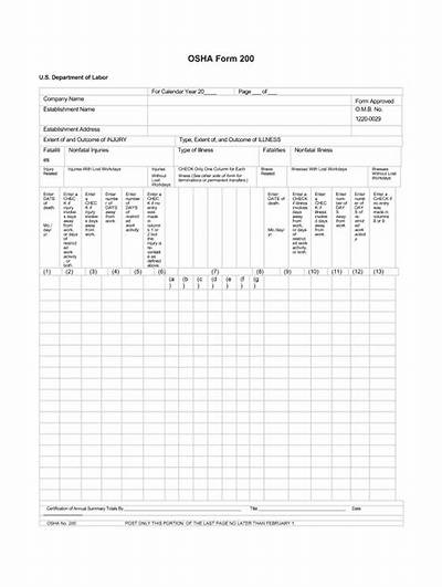 What Is an Osha 200 Log?