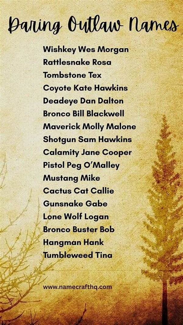 What Is an Outlaw Name?