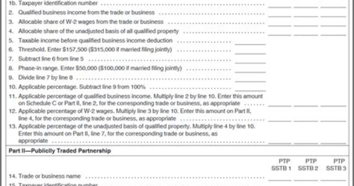 What Is an Sstb for 199A?