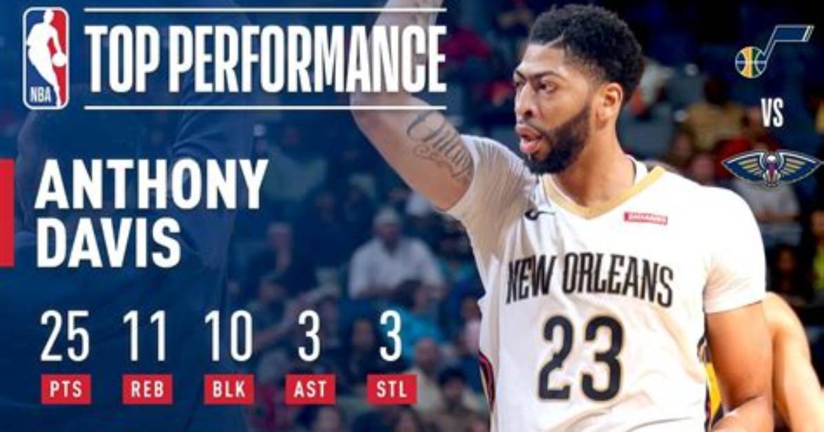 What Is Anthony Davis Career High?