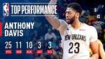 What Is Anthony Davis Career High?