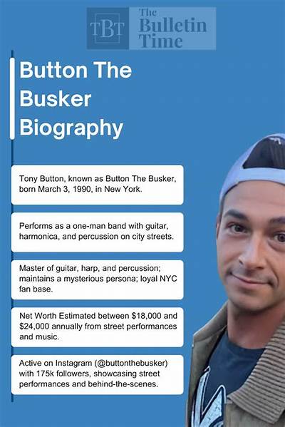 What Is Button the Busker Net Worth? Singer Tony Button Wiki