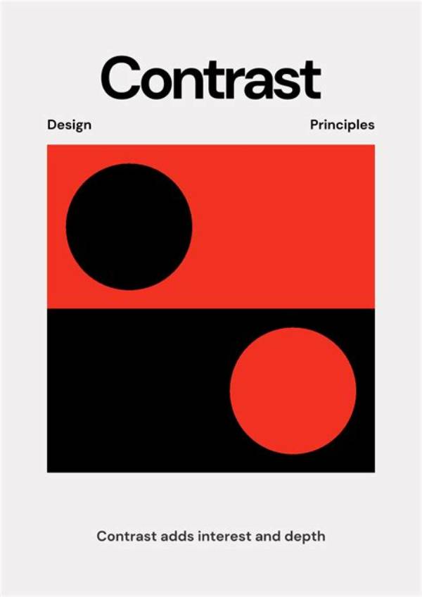 What Is Contrast Principle of Design?