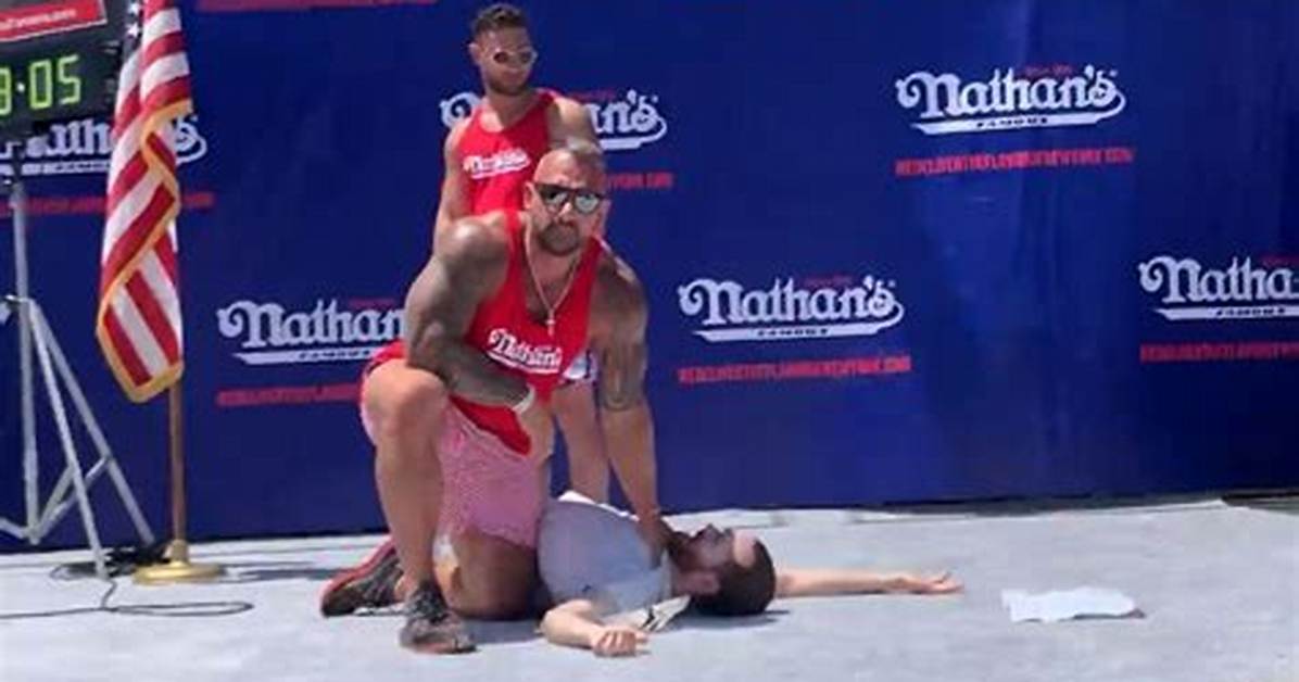 What Is “Expose Smithfield Death Star” About? Protestor Tackled by Joey Chestnut