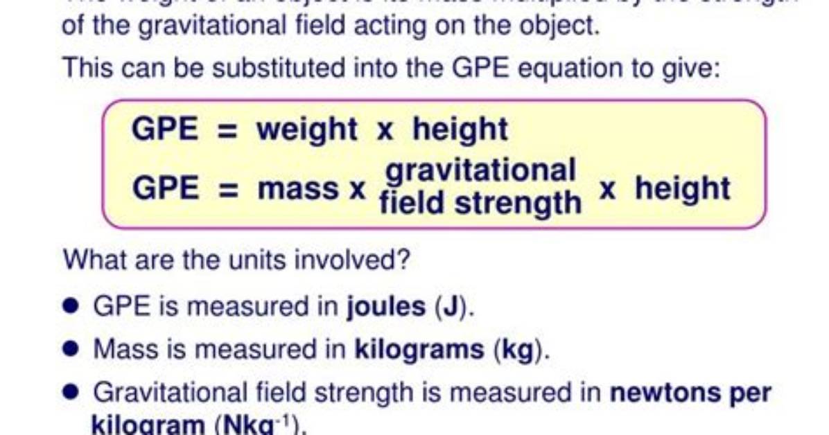 What Is Gpe Measured In