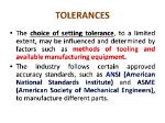 What Is Industry Tolerance?