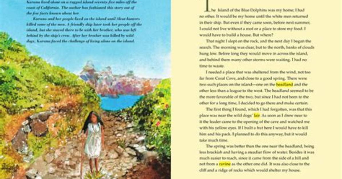 What Is Karanas Secret Name in Island of the Blue Dolphins?