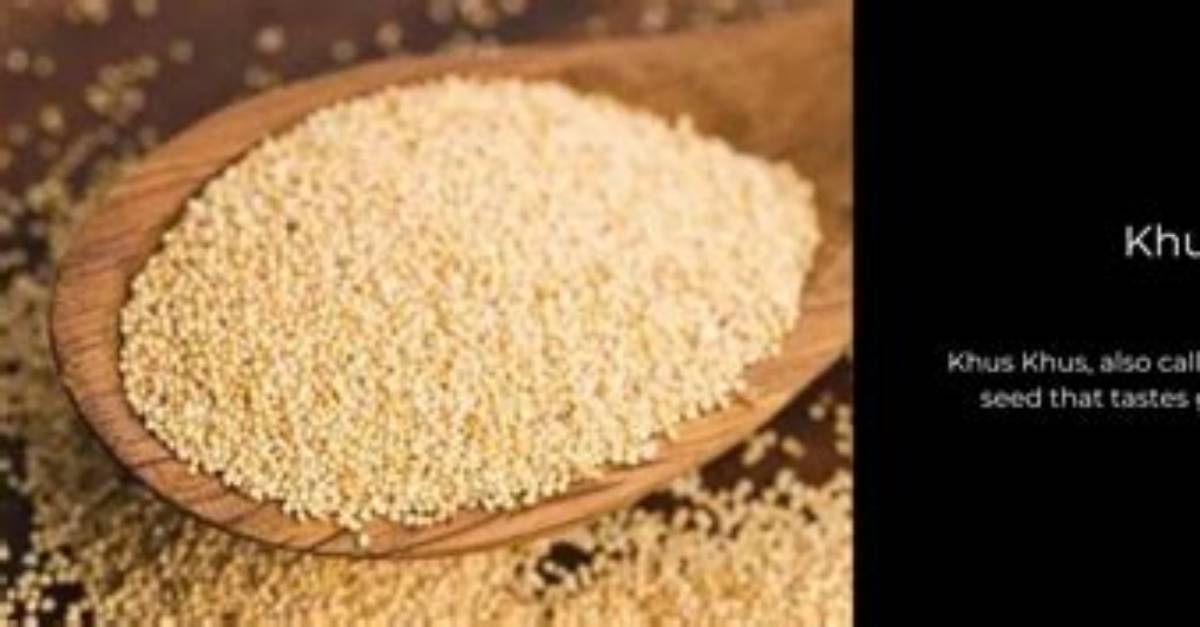 What Is Khus Khus Used for?