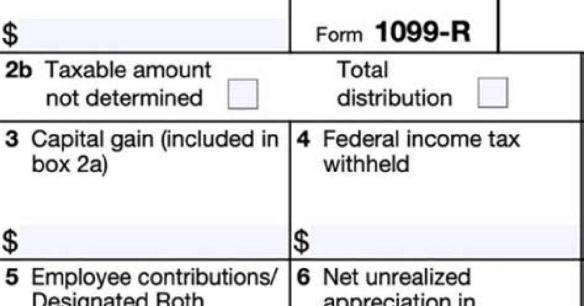 What Is Line 9B on 1099-R?