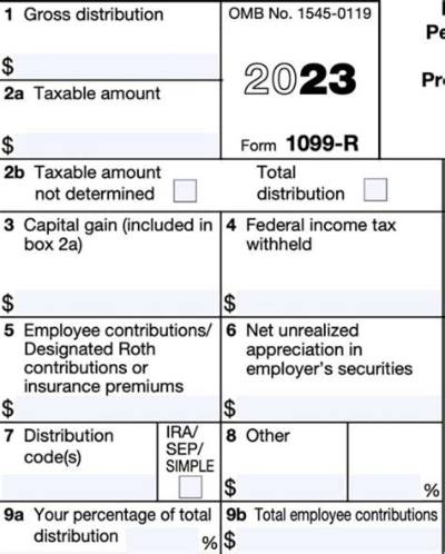 What Is Line 9B on 1099-R?